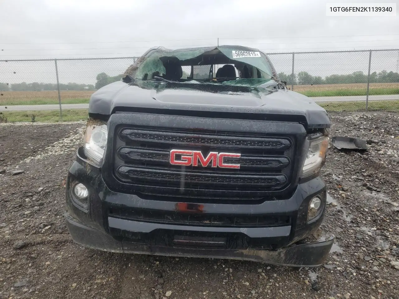 2019 GMC Canyon All Terrain VIN: 1GTG6FEN2K1139340 Lot: 56962815