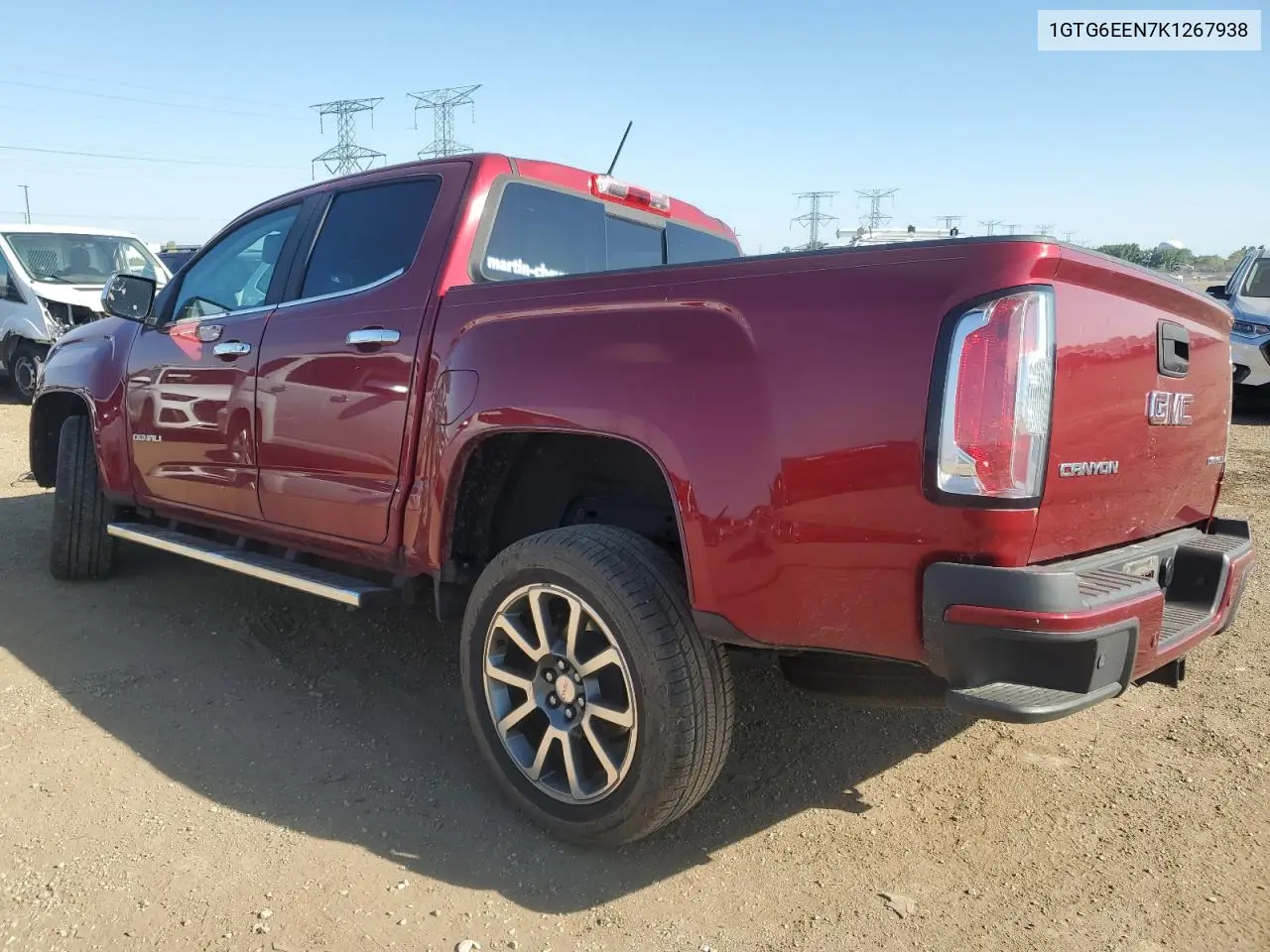 2019 GMC Canyon Denali VIN: 1GTG6EEN7K1267938 Lot: 62644395