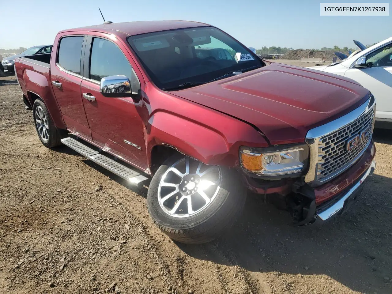 2019 GMC Canyon Denali VIN: 1GTG6EEN7K1267938 Lot: 62644395