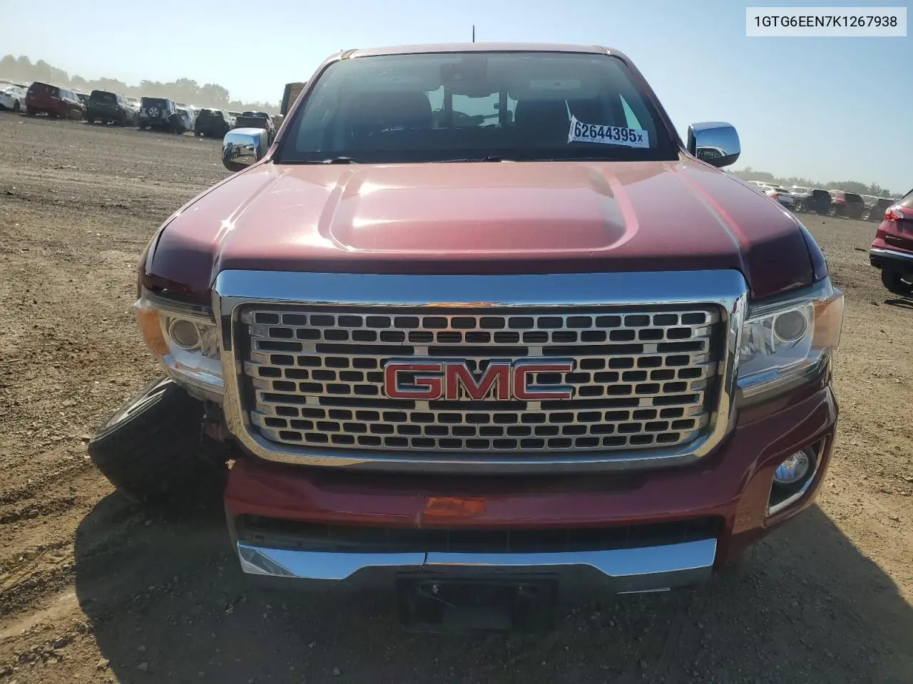 2019 GMC Canyon Denali VIN: 1GTG6EEN7K1267938 Lot: 62644395