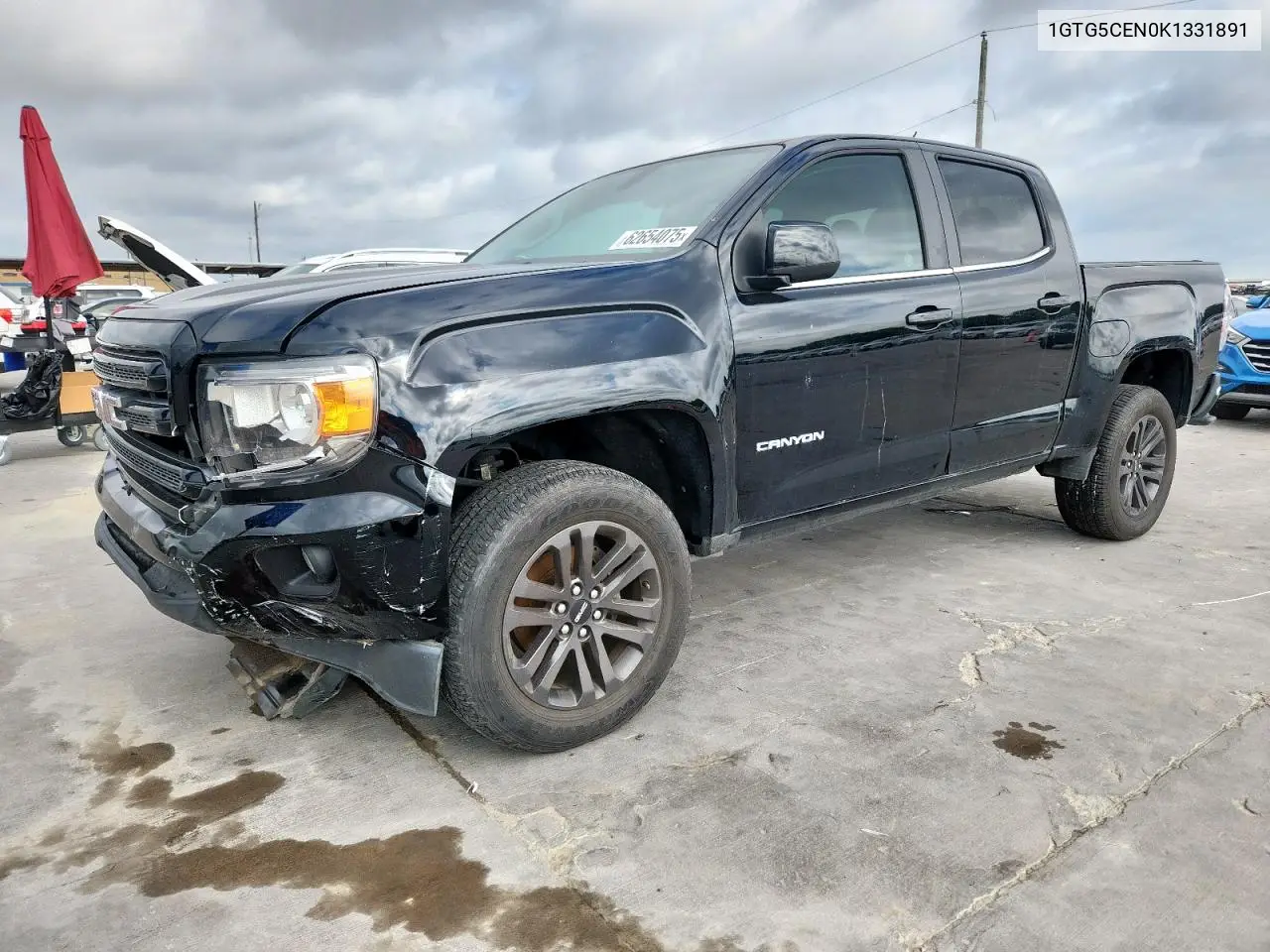 2019 GMC Canyon Sle VIN: 1GTG5CEN0K1331891 Lot: 62654075