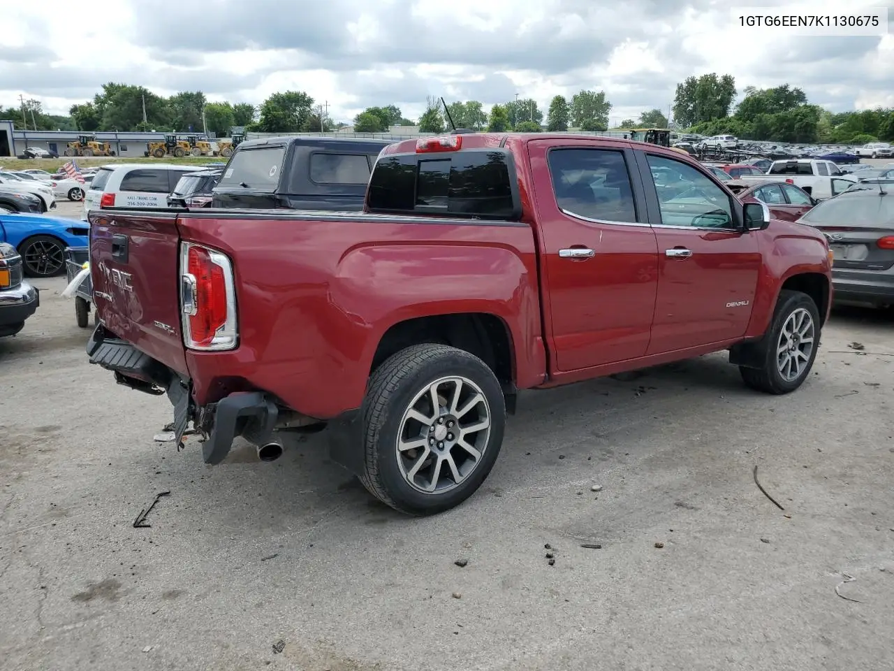 2019 GMC Canyon Denali VIN: 1GTG6EEN7K1130675 Lot: 62672785