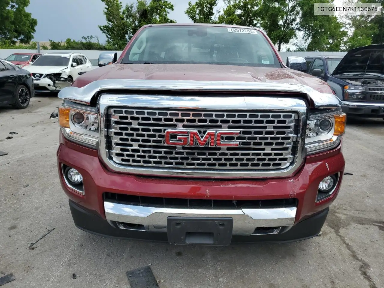 2019 GMC Canyon Denali VIN: 1GTG6EEN7K1130675 Lot: 62672785