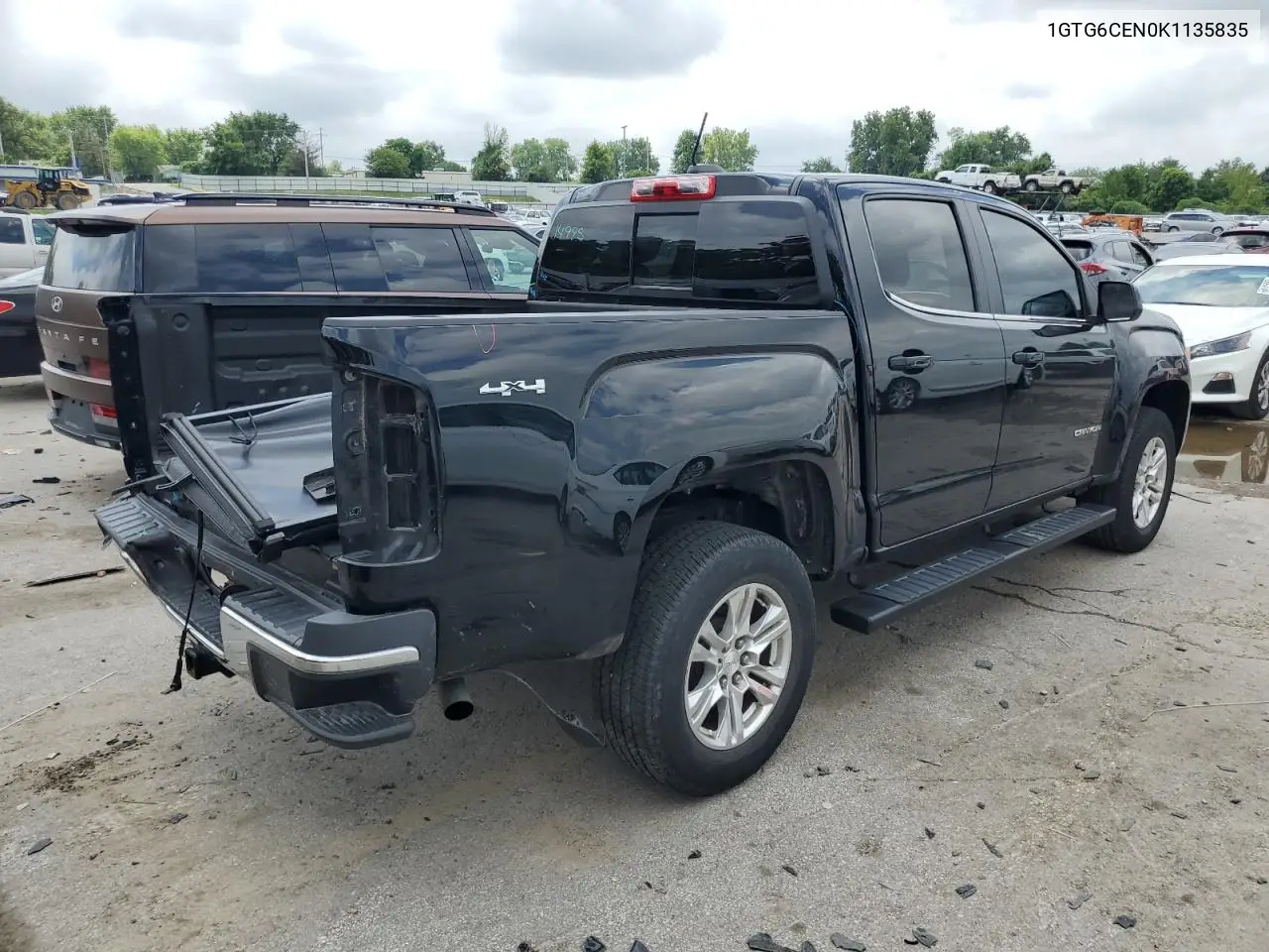 2019 GMC Canyon Sle VIN: 1GTG6CEN0K1135835 Lot: 64559385