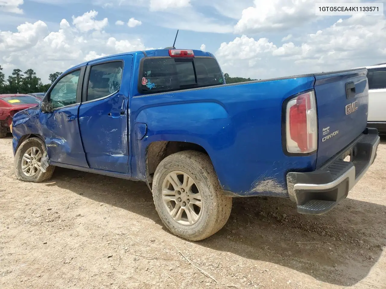 2019 GMC Canyon Sle VIN: 1GTG5CEA4K1133571 Lot: 64824605