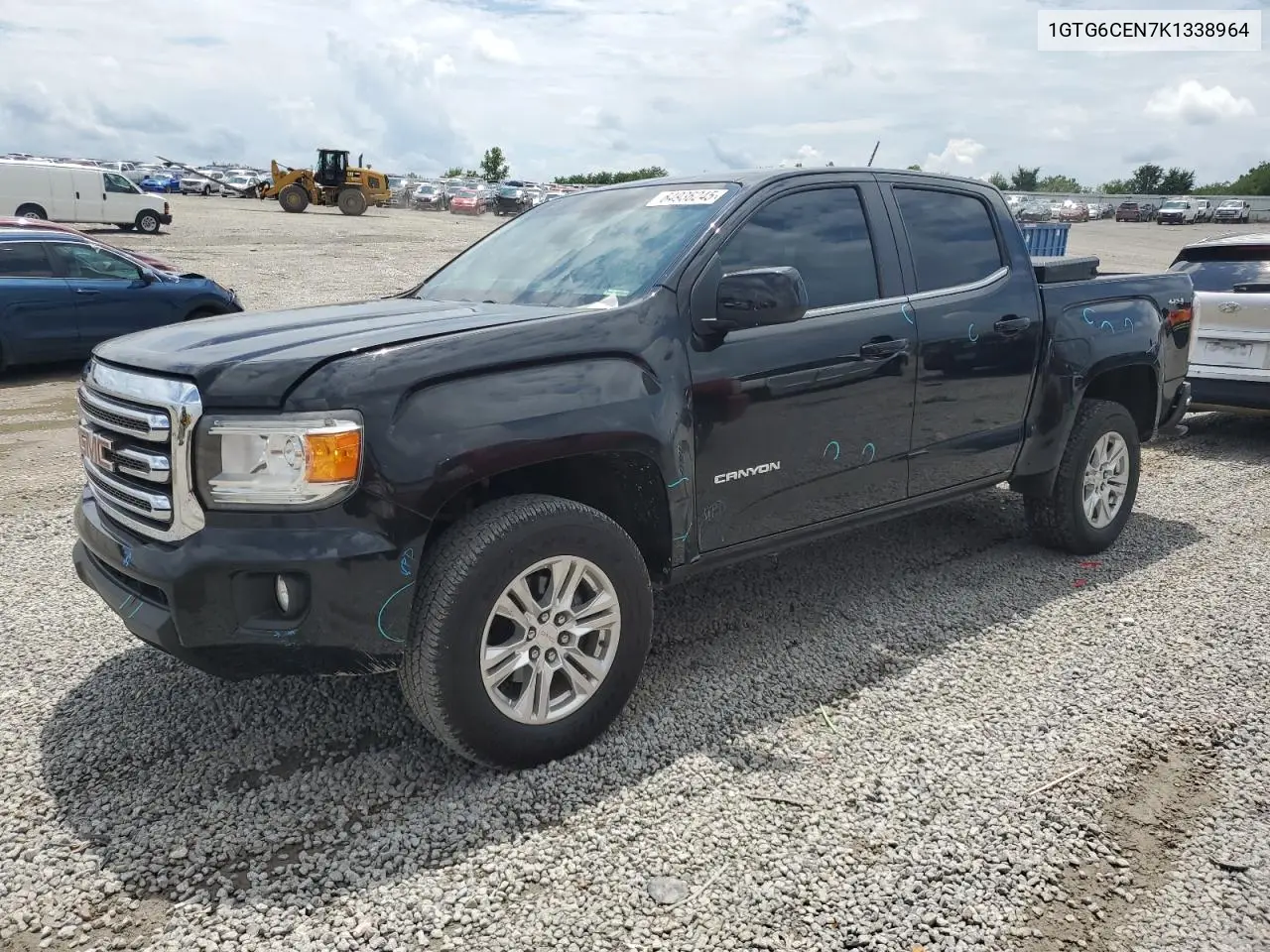 2019 GMC Canyon Sle VIN: 1GTG6CEN7K1338964 Lot: 64936245