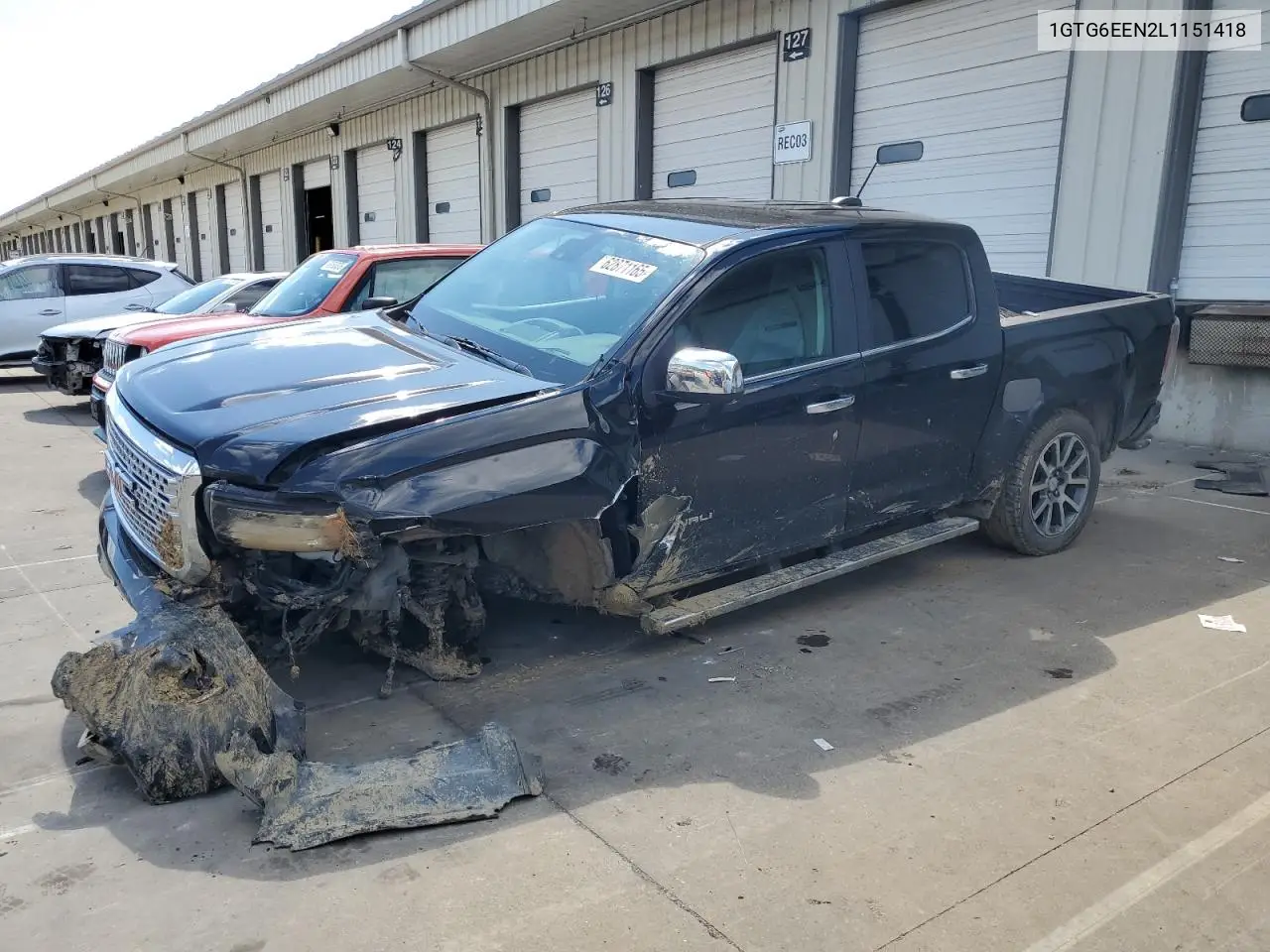 2020 GMC Canyon Denali VIN: 1GTG6EEN2L1151418 Lot: 62871165