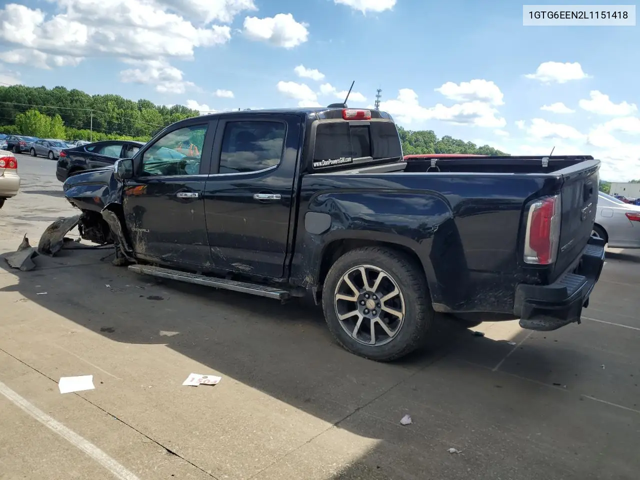 2020 GMC Canyon Denali VIN: 1GTG6EEN2L1151418 Lot: 62871165