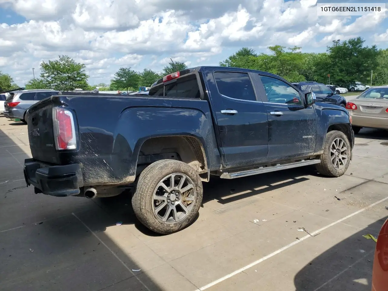 2020 GMC Canyon Denali VIN: 1GTG6EEN2L1151418 Lot: 62871165