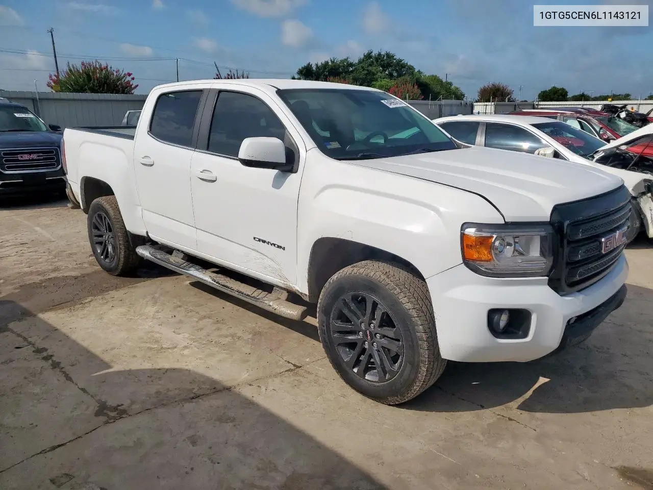 2020 GMC Canyon Sle VIN: 1GTG5CEN6L1143121 Lot: 64996455