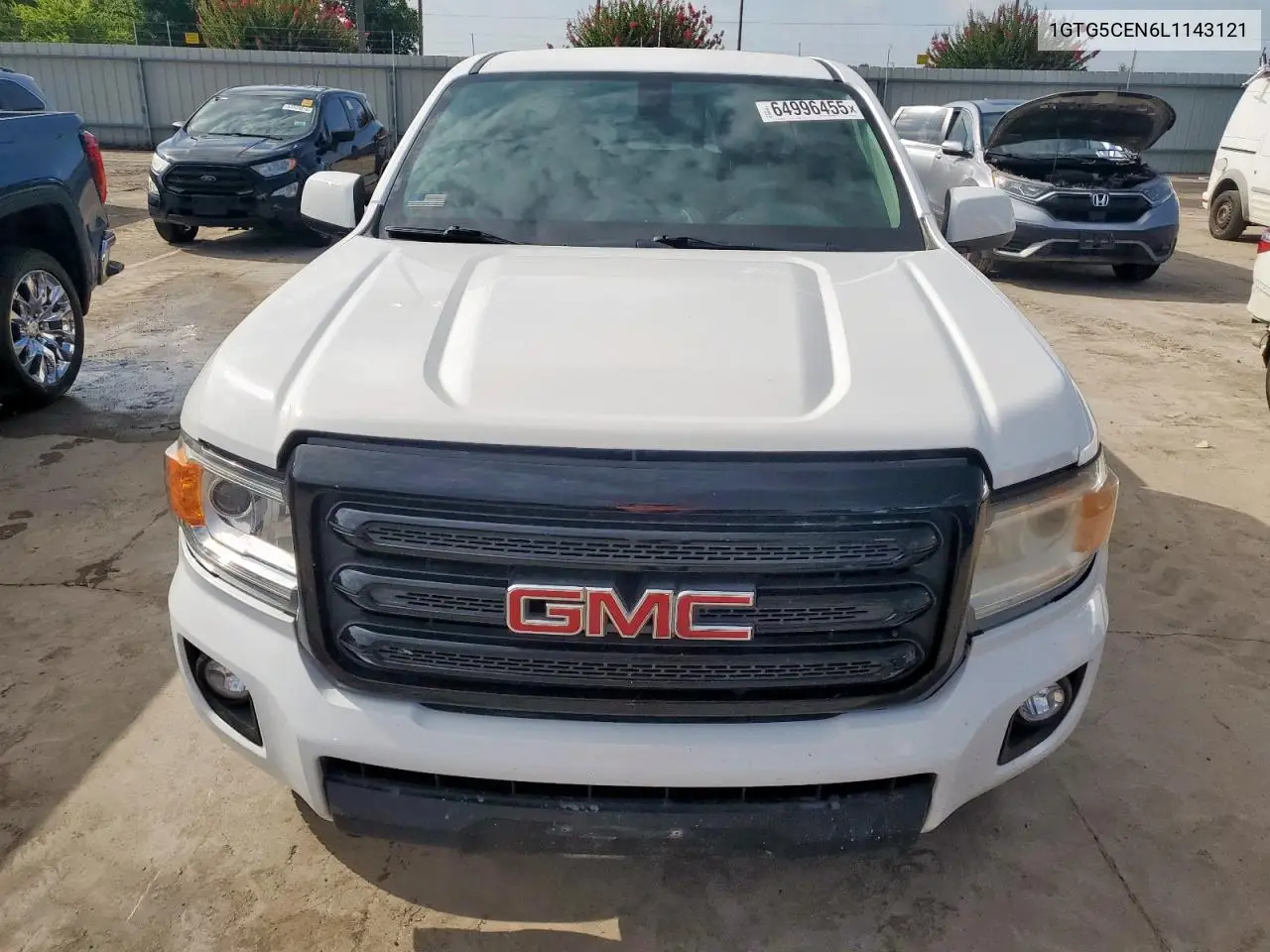 2020 GMC Canyon Sle VIN: 1GTG5CEN6L1143121 Lot: 64996455