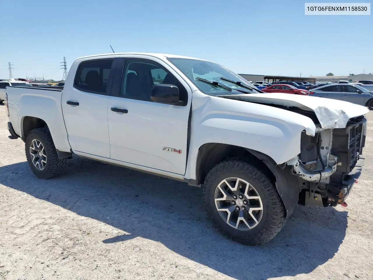 2021 GMC Canyon At4 VIN: 1GTG6FENXM1158530 Lot: 52030525