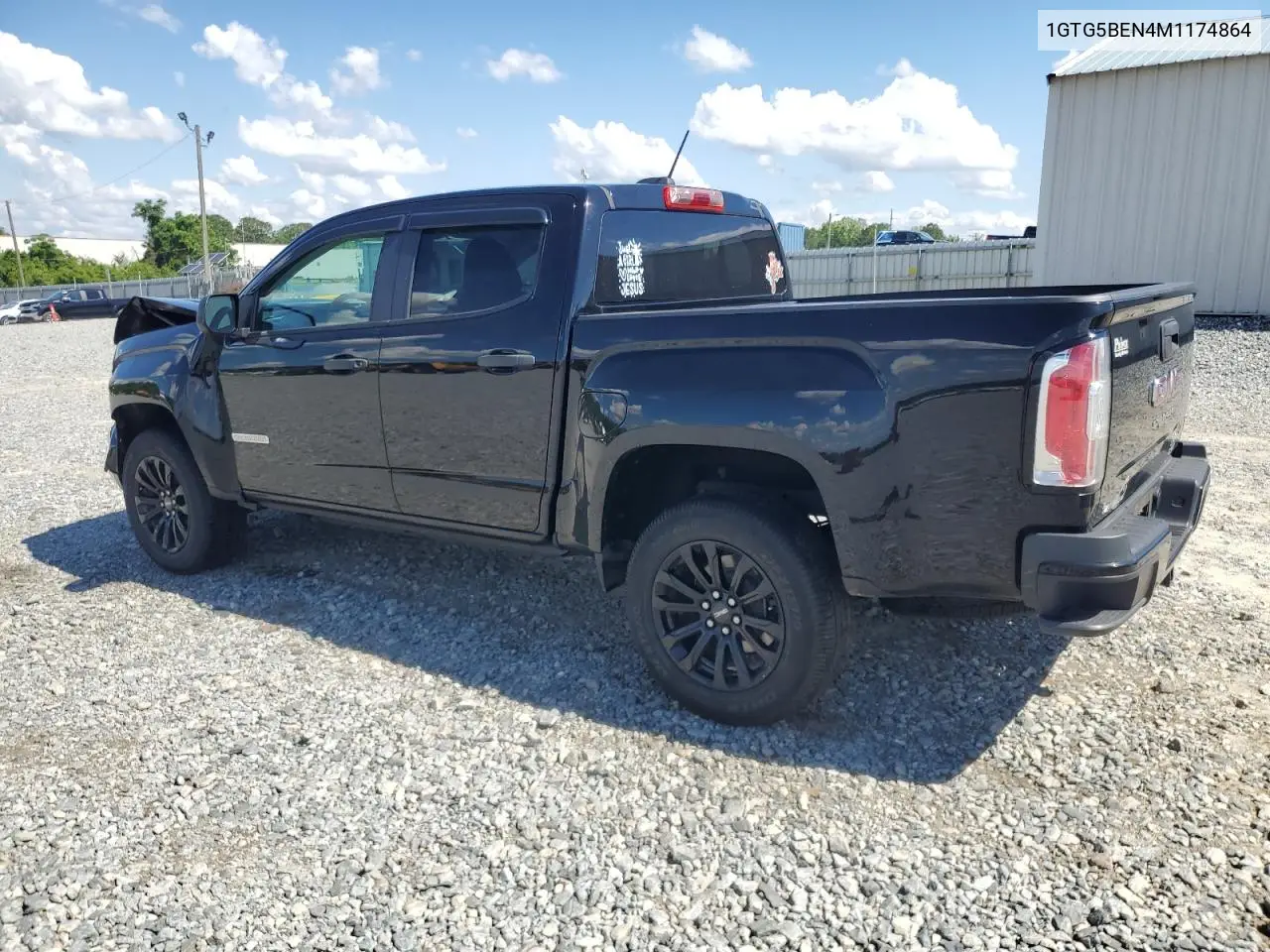 2021 GMC Canyon Elevation VIN: 1GTG5BEN4M1174864 Lot: 56642715