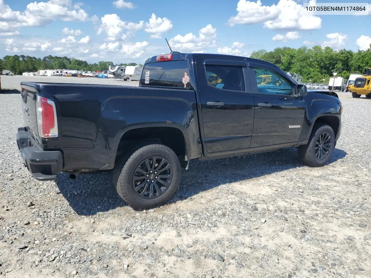 2021 GMC Canyon Elevation VIN: 1GTG5BEN4M1174864 Lot: 56642715