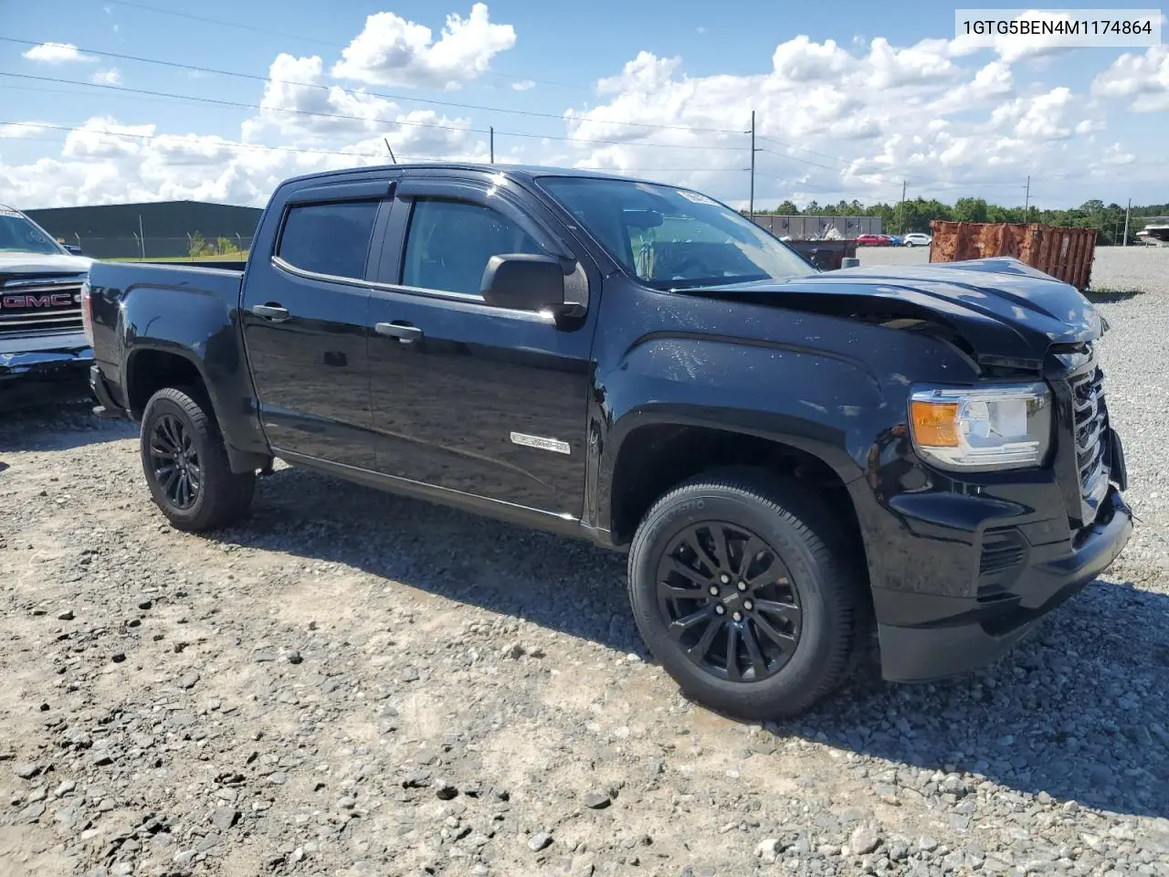 2021 GMC Canyon Elevation VIN: 1GTG5BEN4M1174864 Lot: 56642715