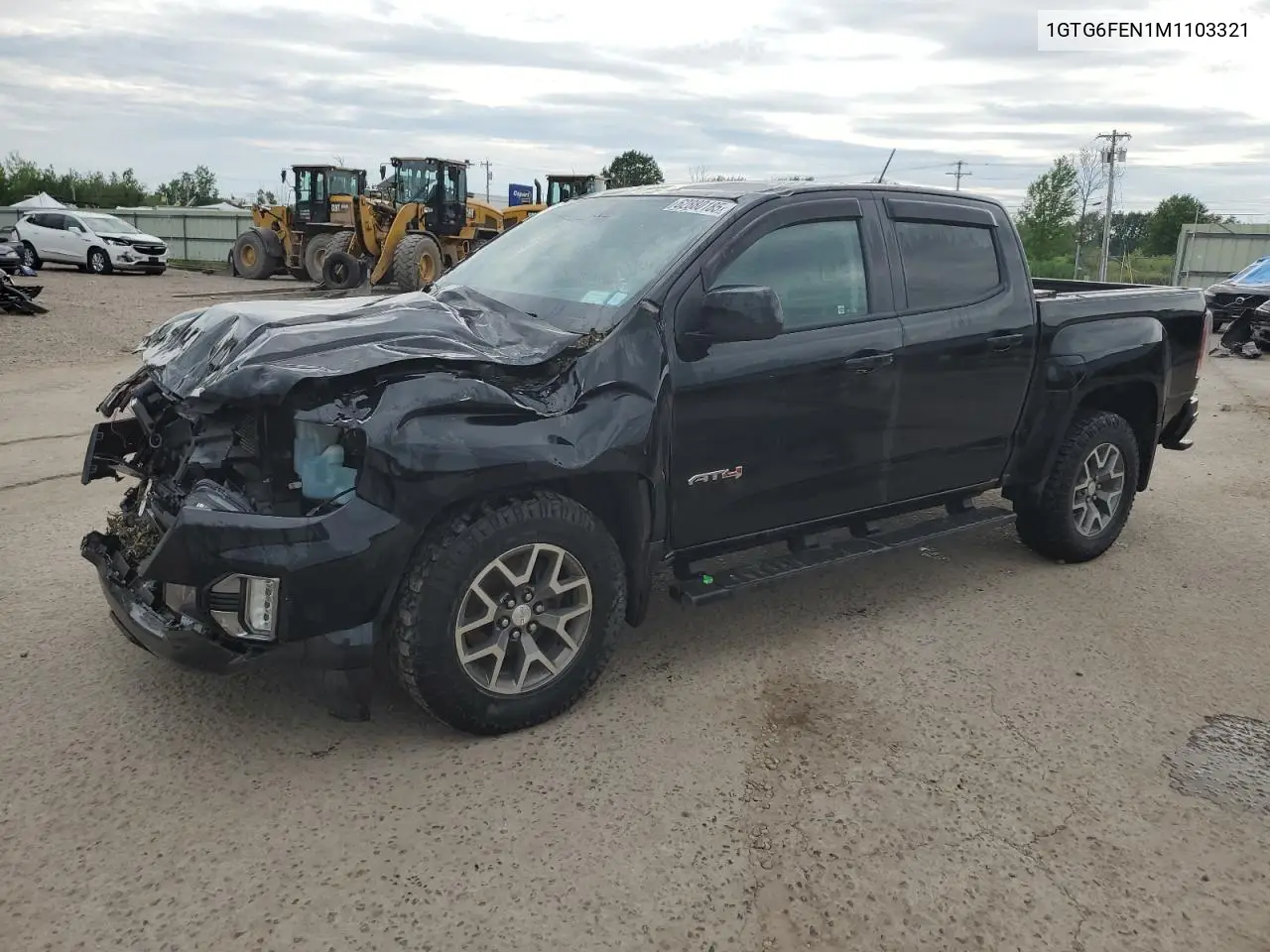 2021 GMC Canyon At4 VIN: 1GTG6FEN1M1103321 Lot: 62880185
