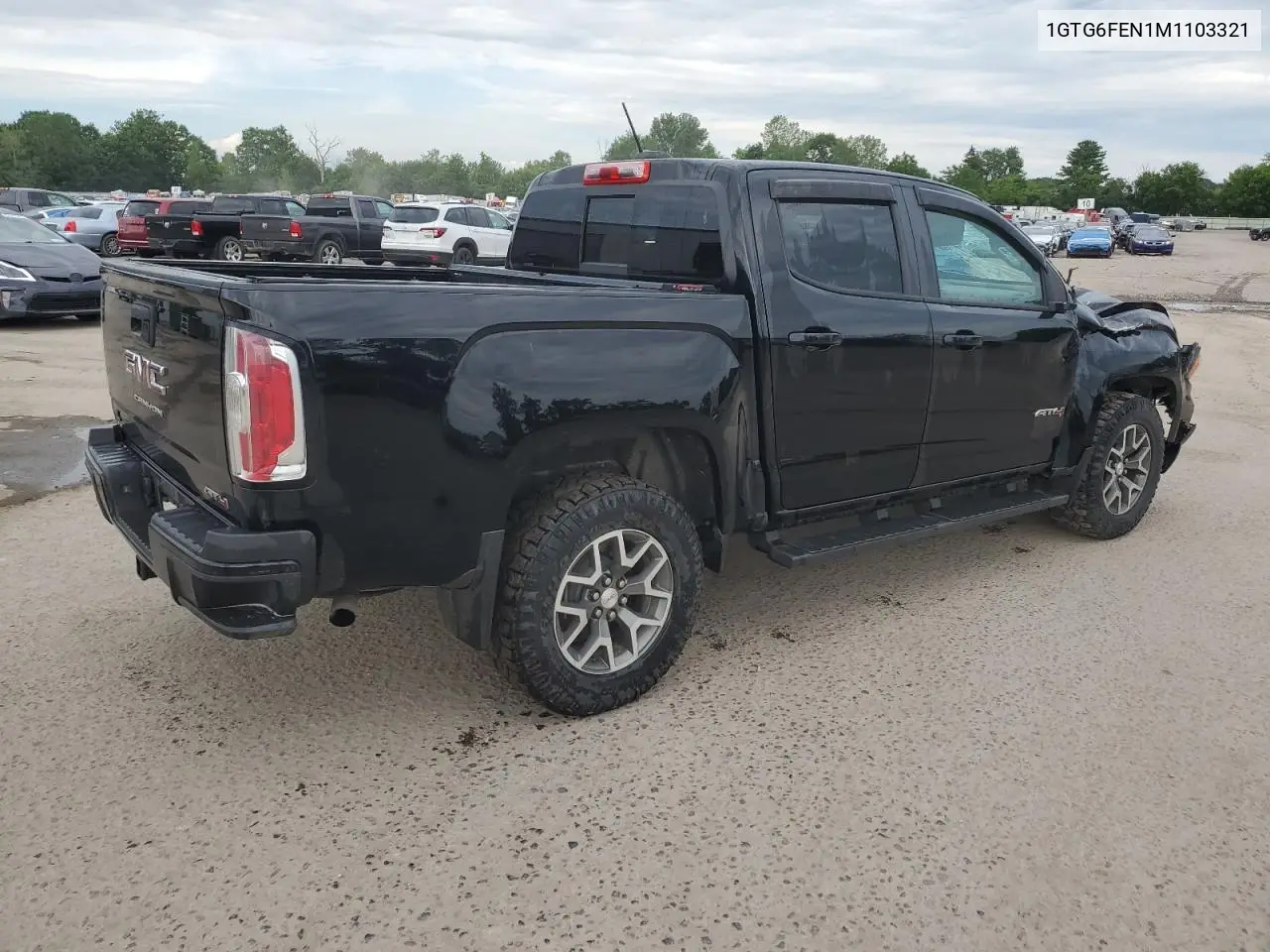 2021 GMC Canyon At4 VIN: 1GTG6FEN1M1103321 Lot: 62880185