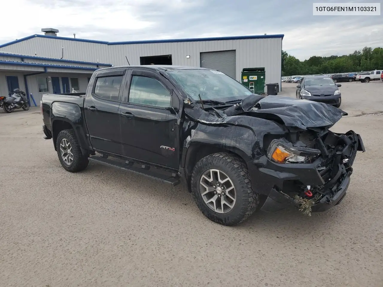 2021 GMC Canyon At4 VIN: 1GTG6FEN1M1103321 Lot: 62880185