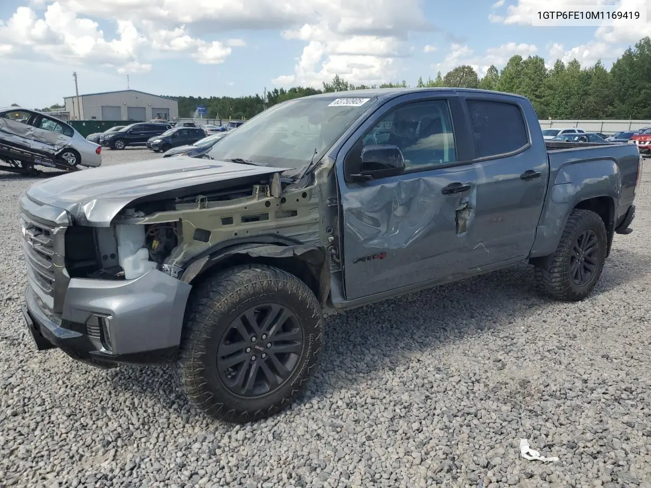 2021 GMC Canyon At4 VIN: 1GTP6FE10M1169419 Lot: 63750905