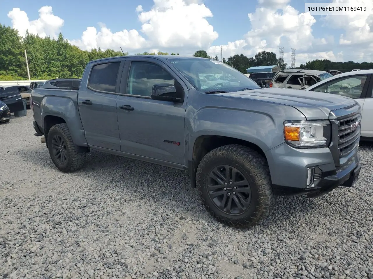 2021 GMC Canyon At4 VIN: 1GTP6FE10M1169419 Lot: 63750905