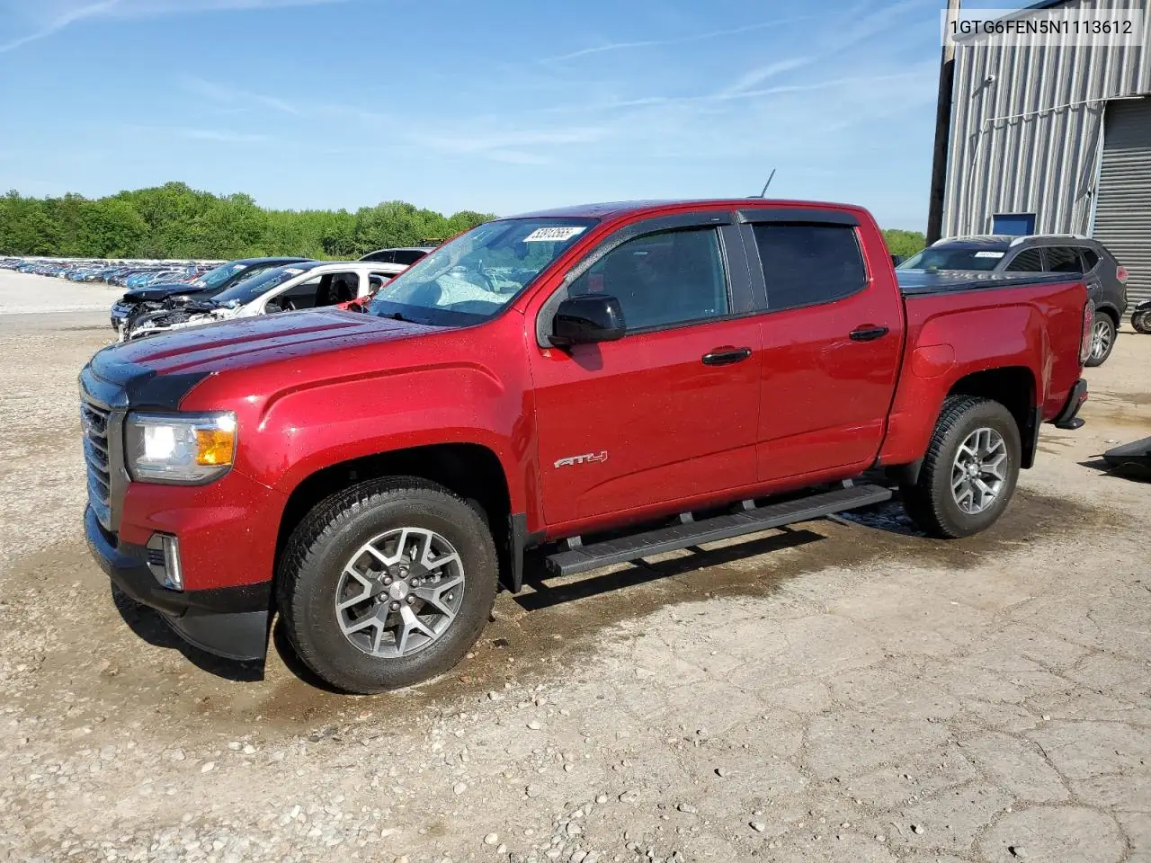 2022 GMC Canyon At4 VIN: 1GTG6FEN5N1113612 Lot: 53913565