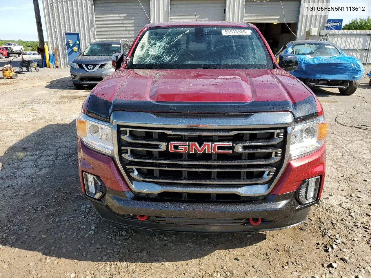 2022 GMC Canyon At4 VIN: 1GTG6FEN5N1113612 Lot: 53913565