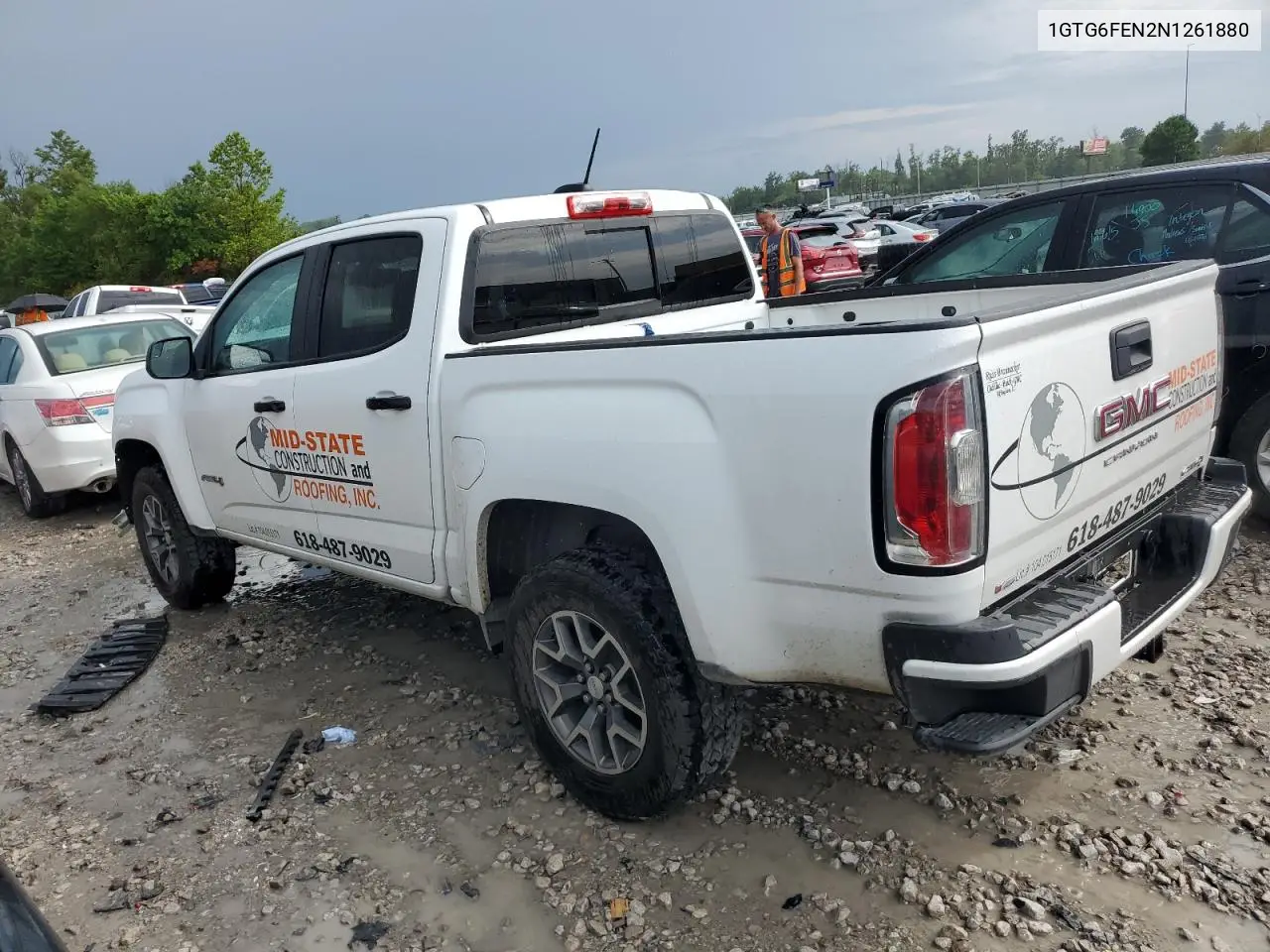 2022 GMC Canyon At4 VIN: 1GTG6FEN2N1261880 Lot: 65140325