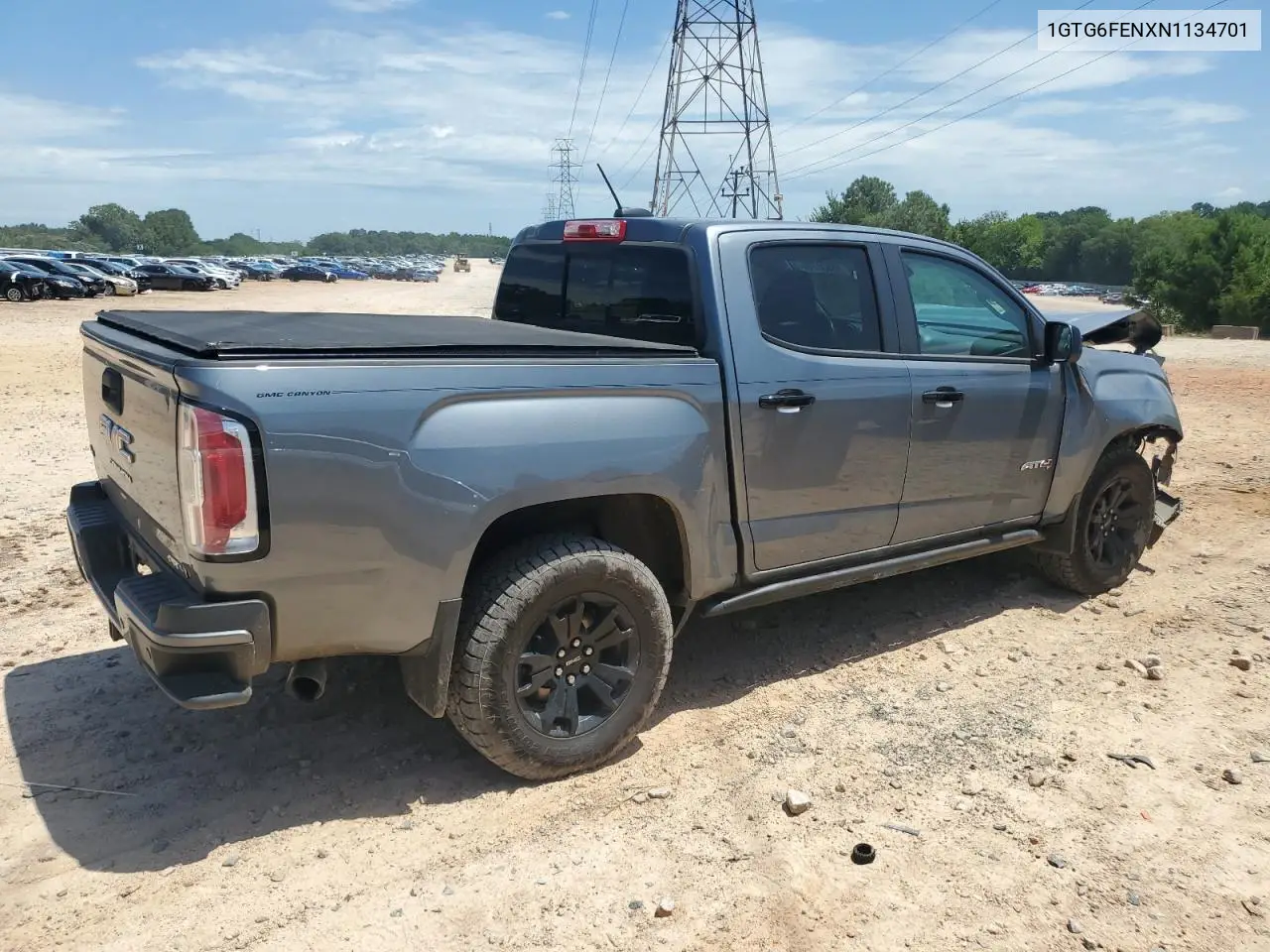 2022 GMC Canyon At4 VIN: 1GTG6FENXN1134701 Lot: 65636745