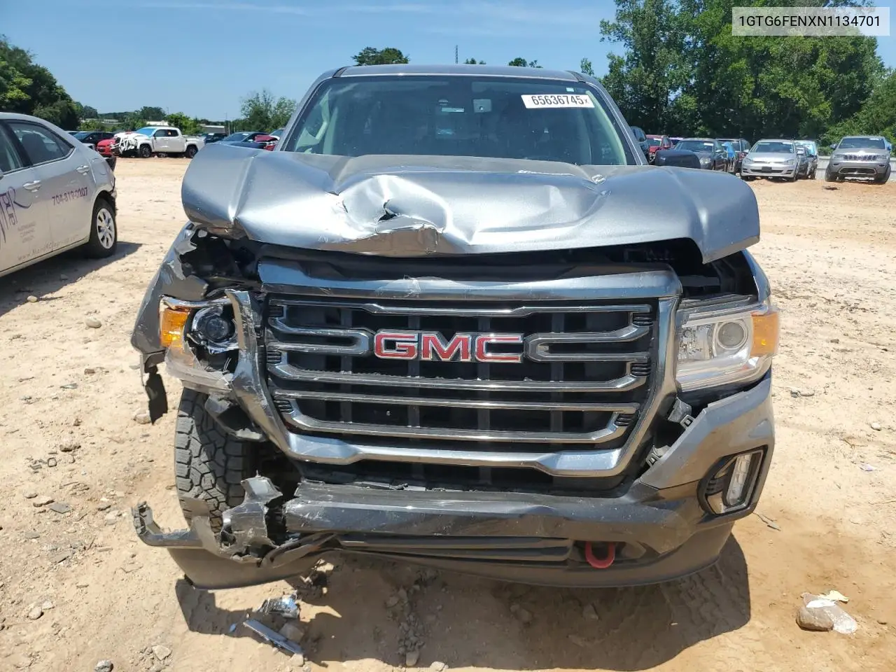 2022 GMC Canyon At4 VIN: 1GTG6FENXN1134701 Lot: 65636745