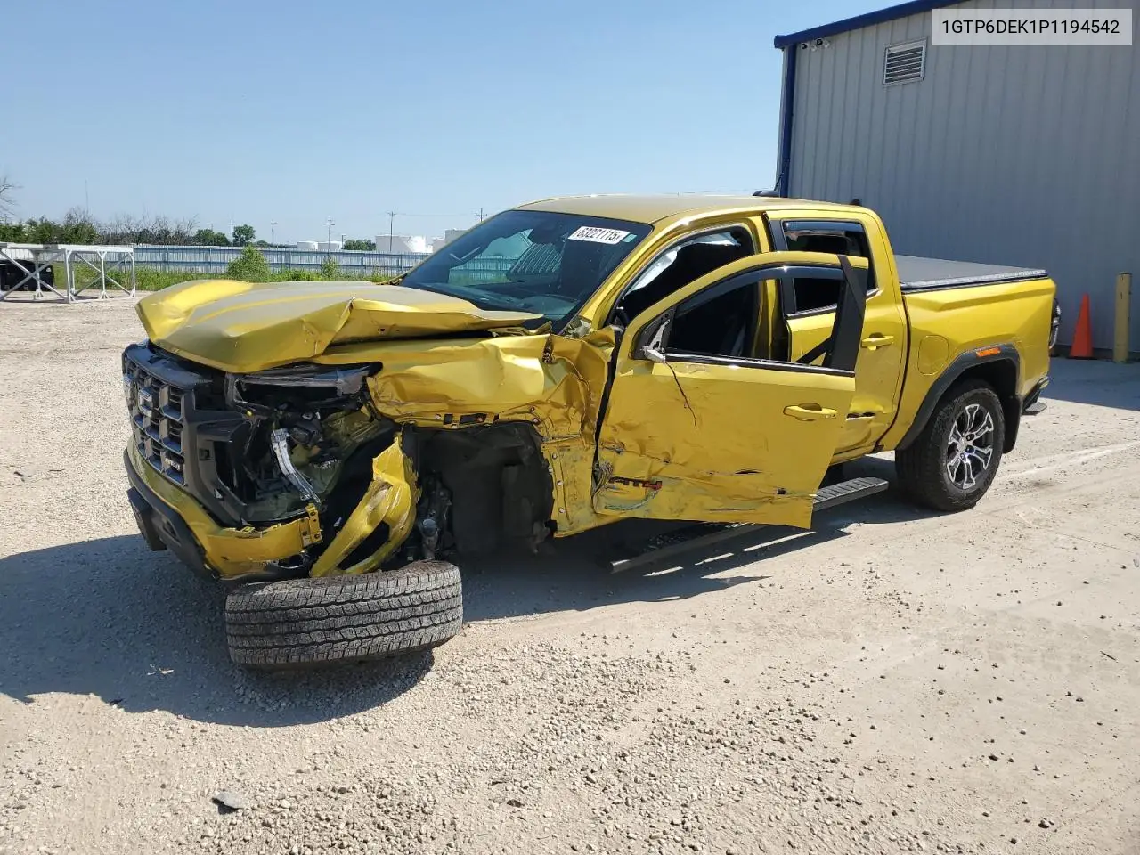 2023 GMC Canyon At4 VIN: 1GTP6DEK1P1194542 Lot: 63221115