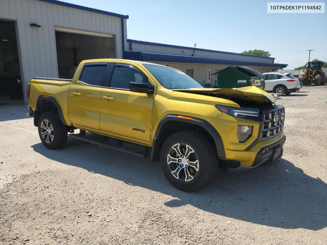 2023 GMC Canyon At4 VIN: 1GTP6DEK1P1194542 Lot: 63221115