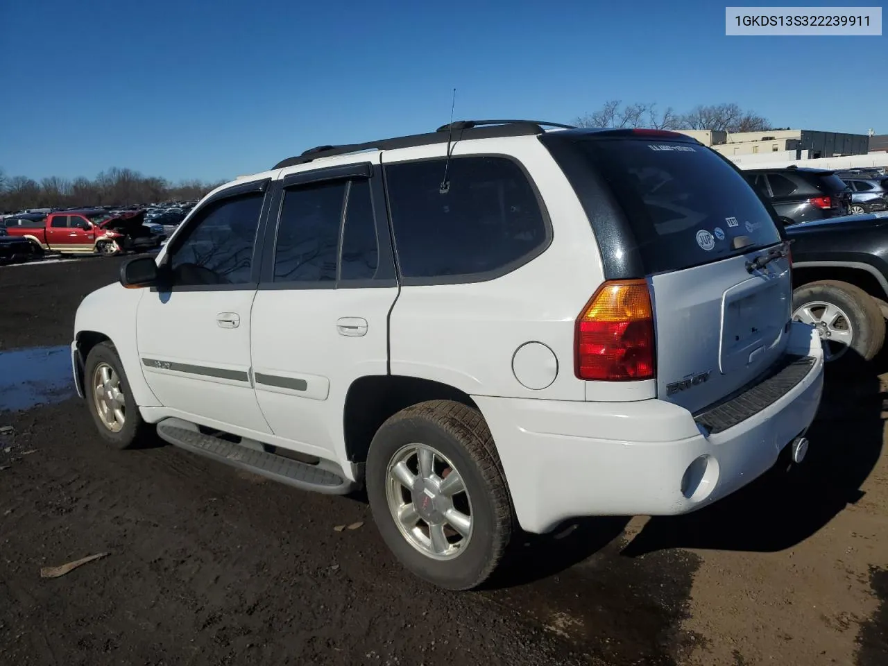 2002 GMC Envoy VIN: 1GKDS13S322239911 Lot: 42486375