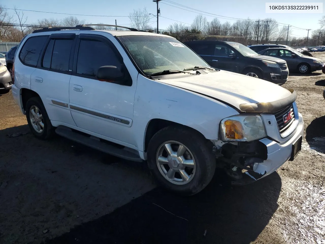 2002 GMC Envoy VIN: 1GKDS13S322239911 Lot: 42486375