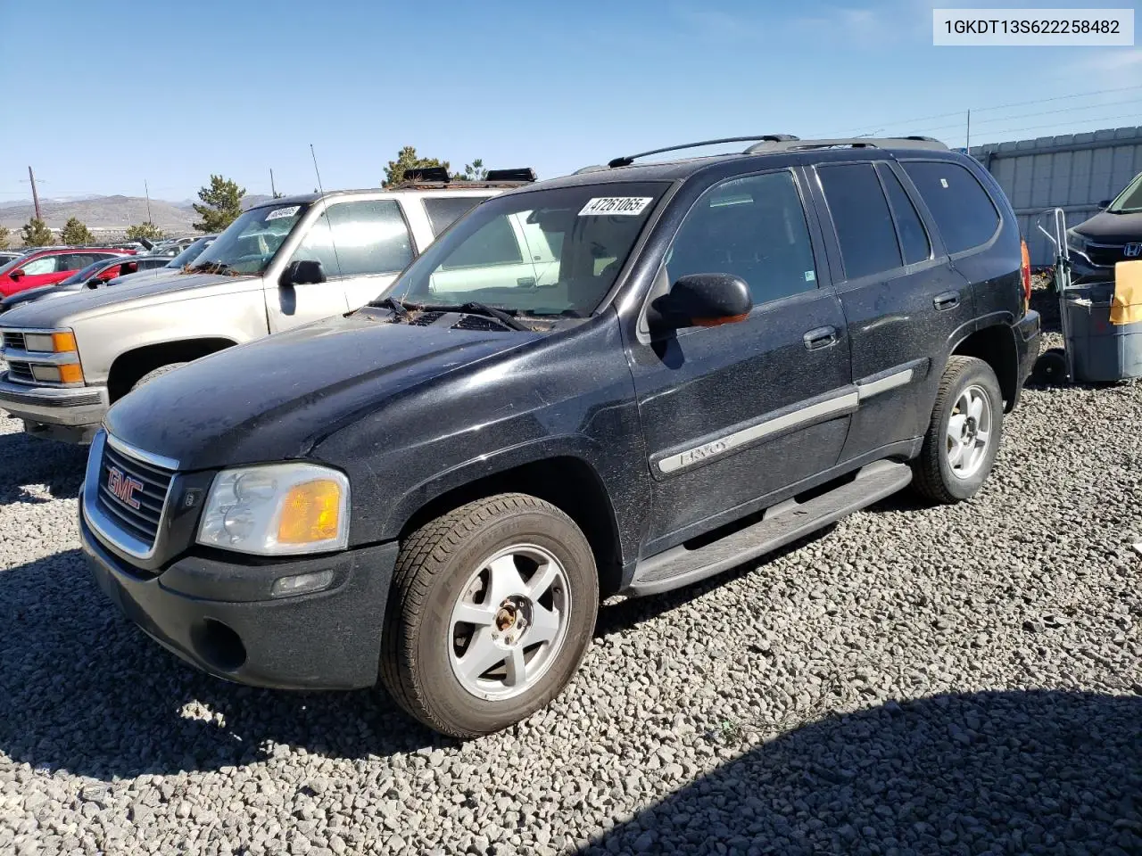 2002 GMC Envoy VIN: 1GKDT13S622258482 Lot: 47261065