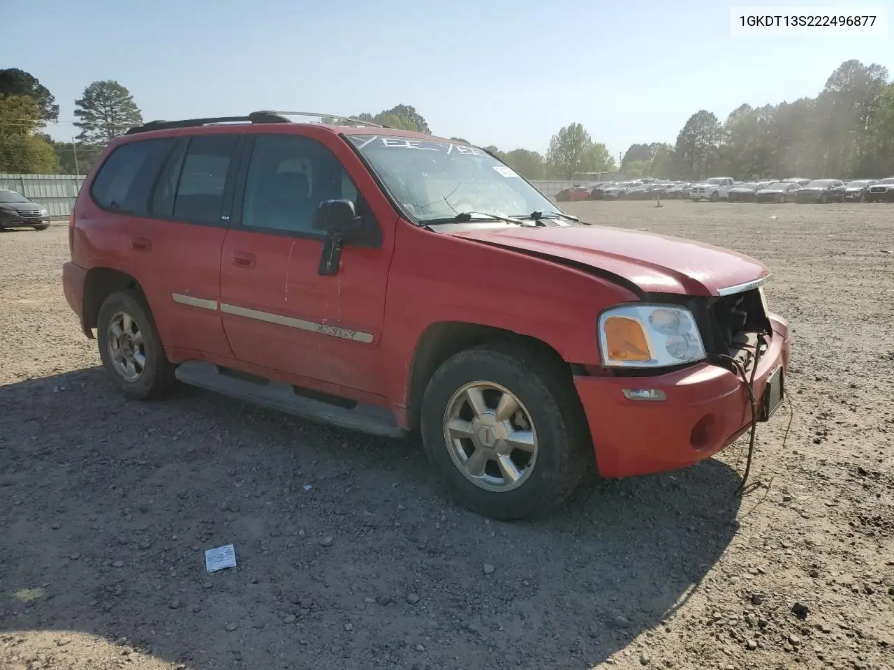 2002 GMC Envoy VIN: 1GKDT13S222496877 Lot: 53422685