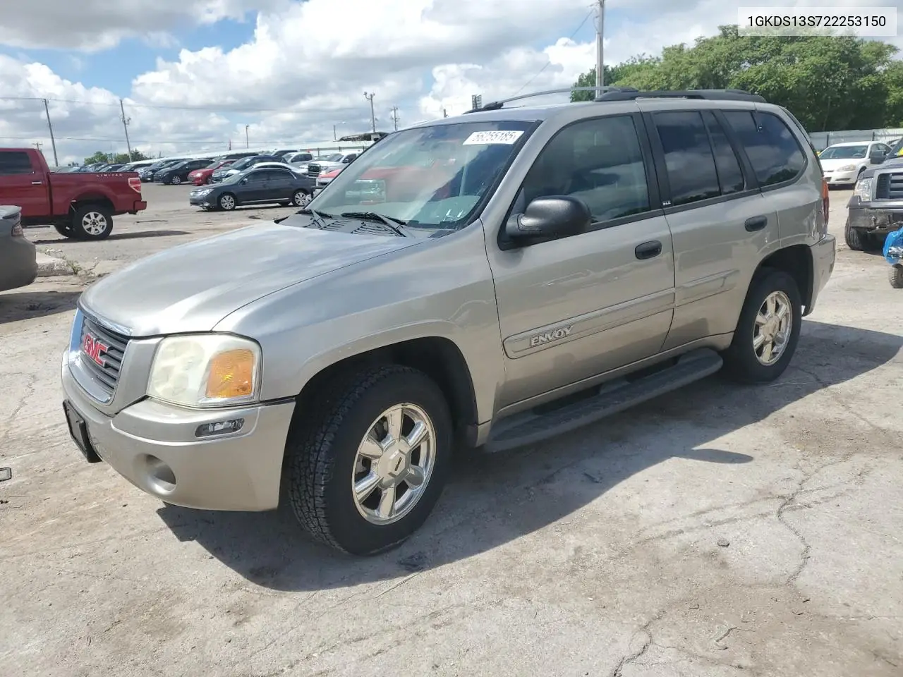 2002 GMC Envoy VIN: 1GKDS13S722253150 Lot: 56255185