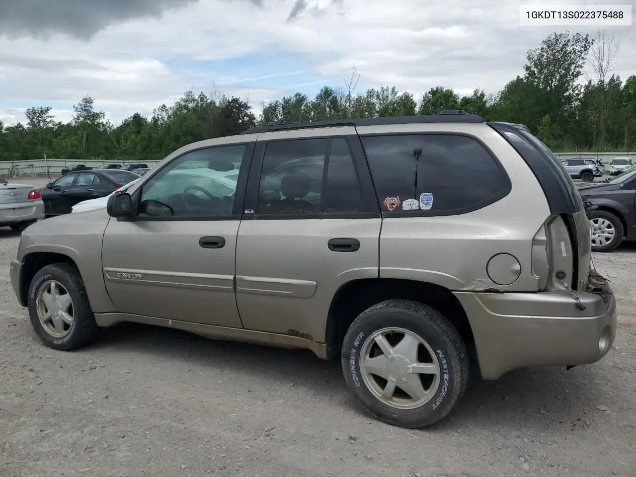 2002 GMC Envoy VIN: 1GKDT13S022375488 Lot: 61462745