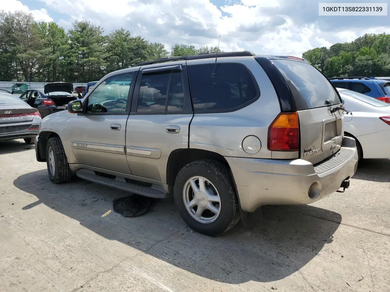 2002 GMC Envoy VIN: 1GKDT13S822331139 Lot: 61598125