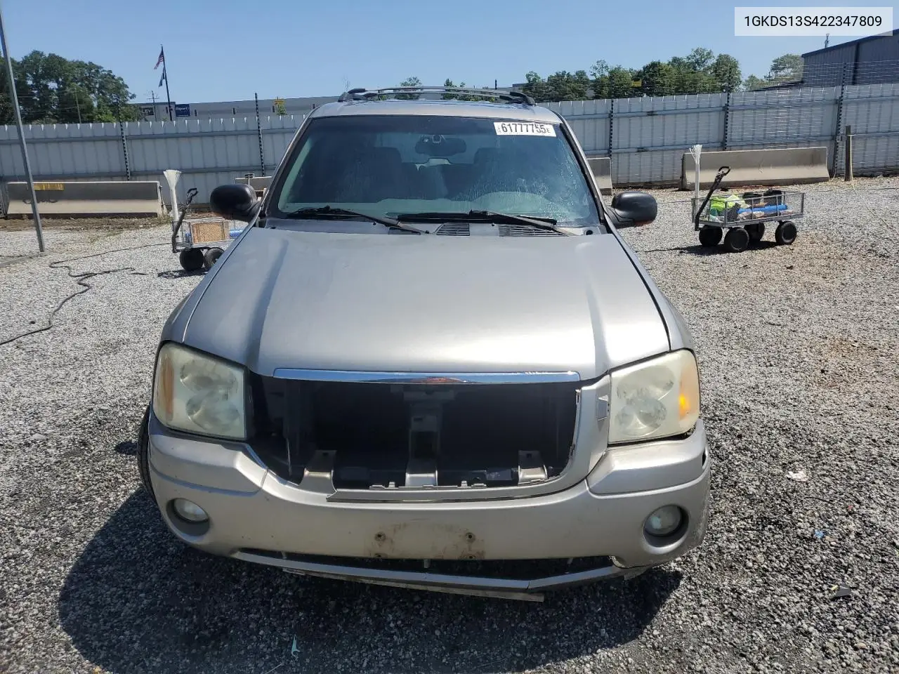 2002 GMC Envoy VIN: 1GKDS13S422347809 Lot: 61777755