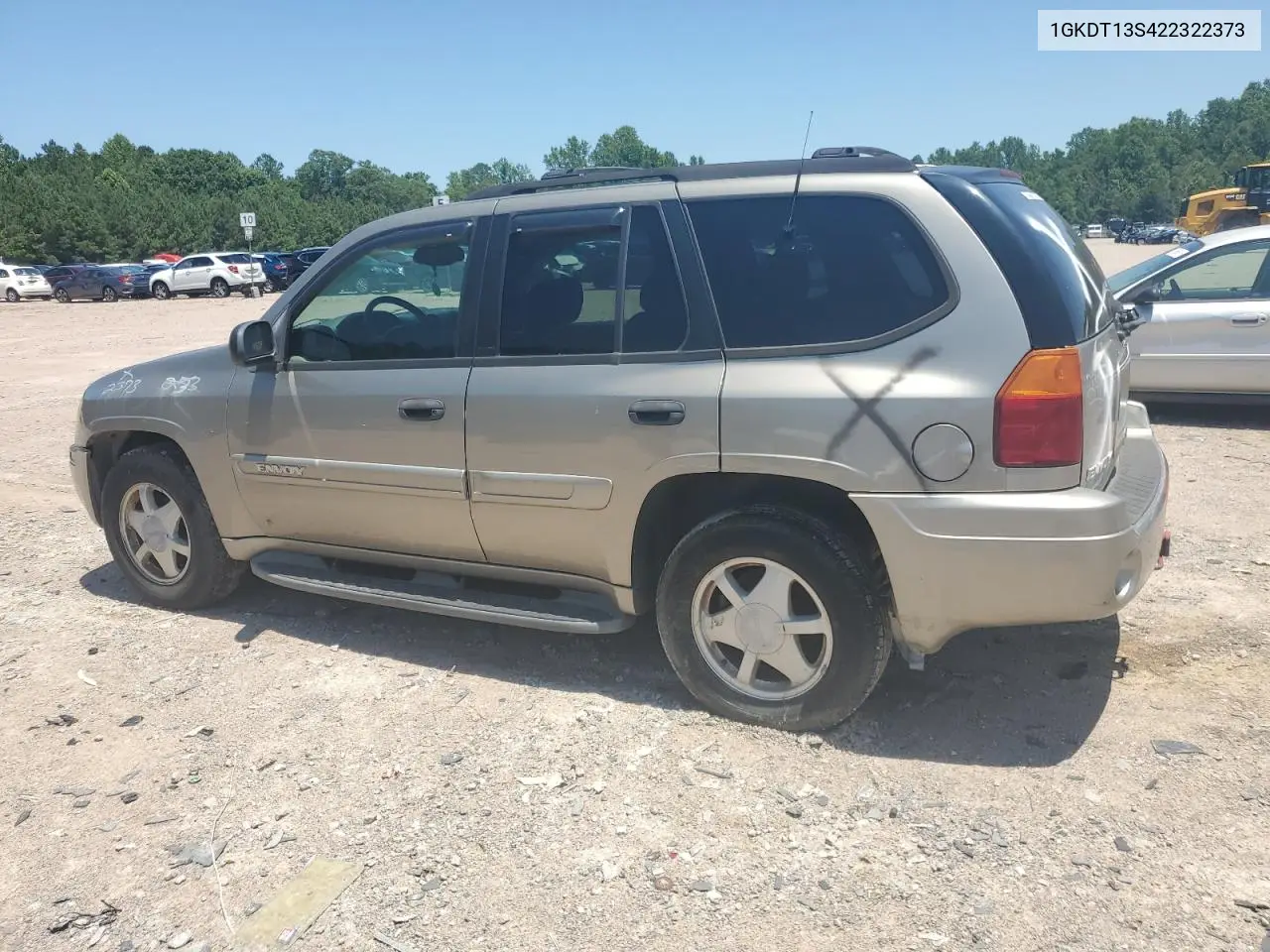 2002 GMC Envoy VIN: 1GKDT13S422322373 Lot: 61836335