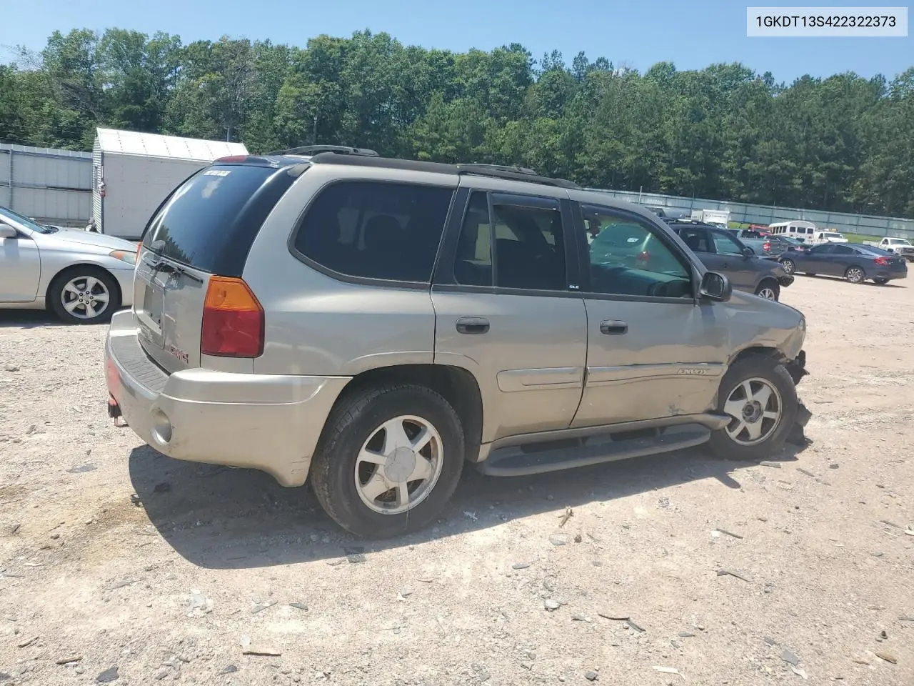 2002 GMC Envoy VIN: 1GKDT13S422322373 Lot: 61836335