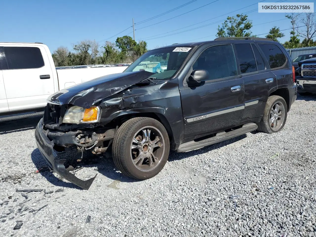 2003 GMC Envoy VIN: 1GKDS13S232267586 Lot: 53134225