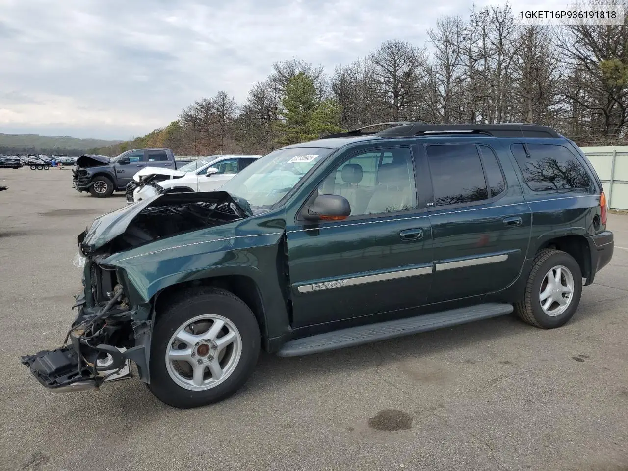 2003 GMC Envoy Xl VIN: 1GKET16P936191818 Lot: 53270645
