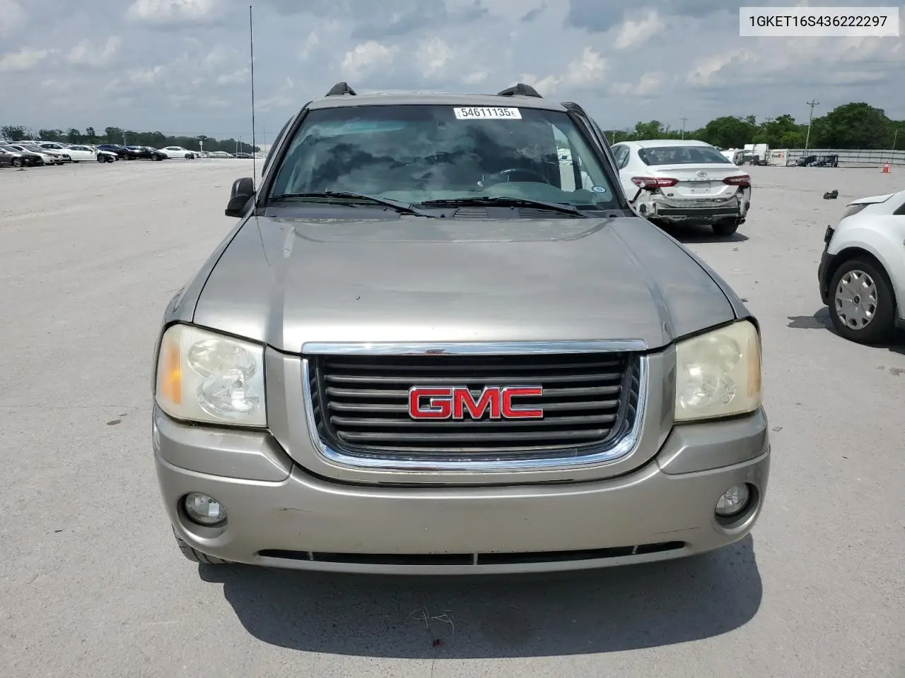 2003 GMC Envoy Xl VIN: 1GKET16S436222297 Lot: 54611135