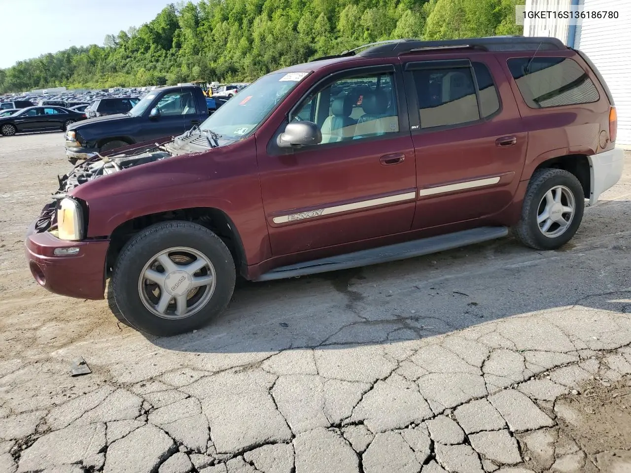 2003 GMC Envoy Xl VIN: 1GKET16S136186780 Lot: 55927155