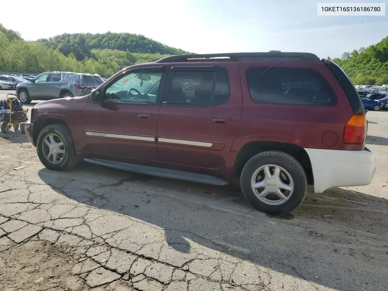 2003 GMC Envoy Xl VIN: 1GKET16S136186780 Lot: 55927155
