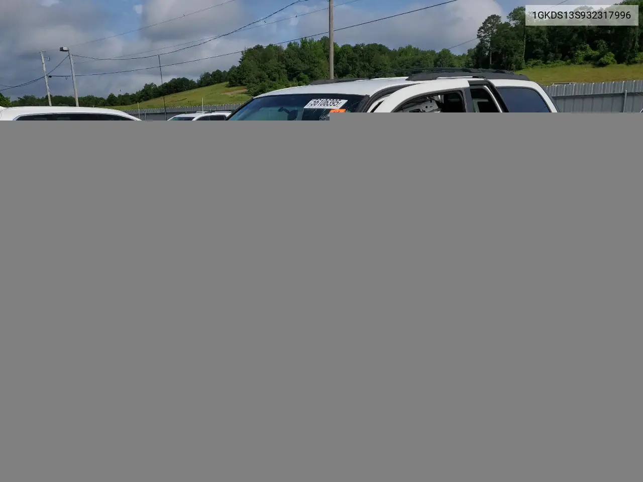 2003 GMC Envoy VIN: 1GKDS13S932317996 Lot: 56106395