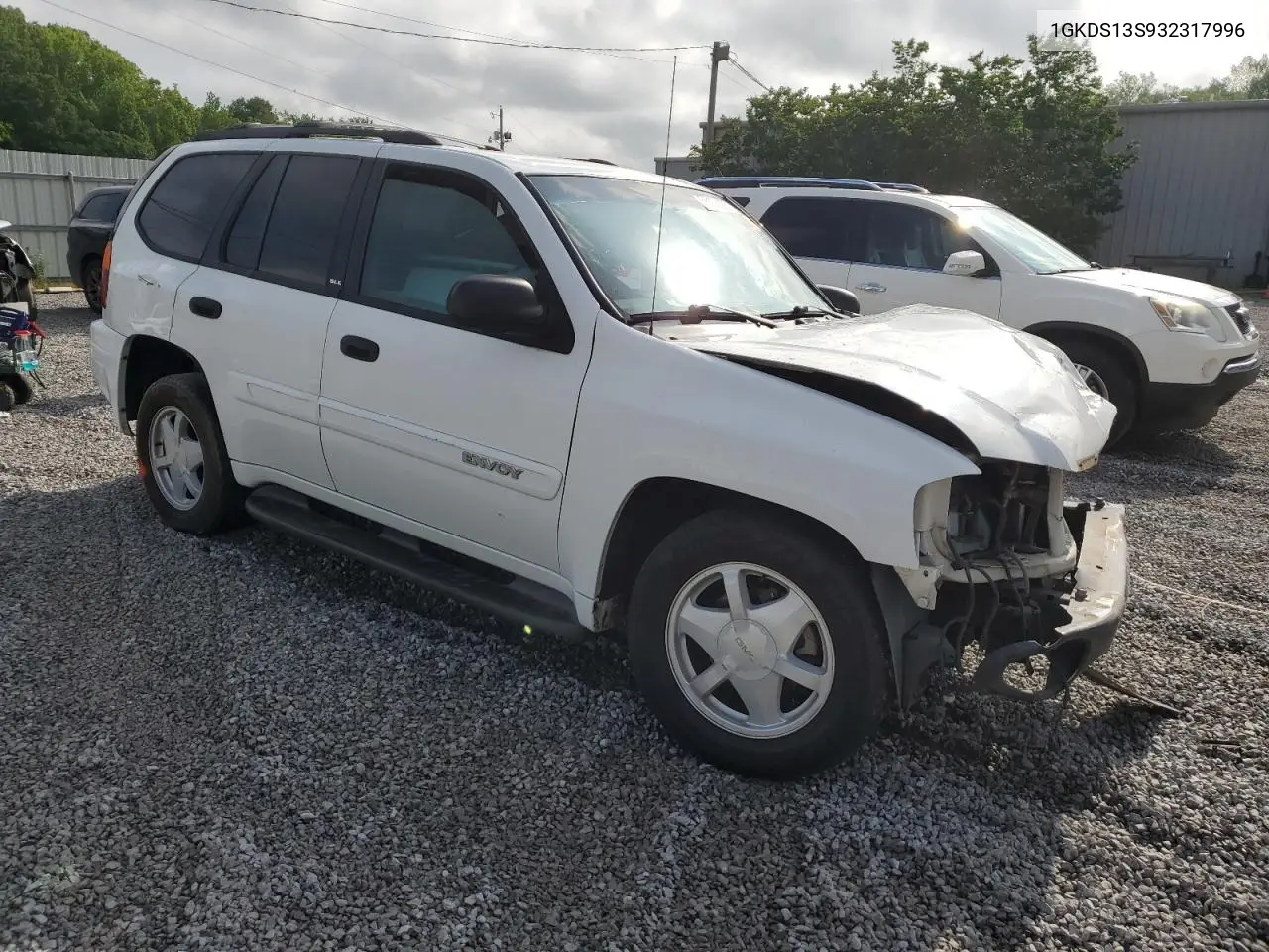 2003 GMC Envoy VIN: 1GKDS13S932317996 Lot: 56106395