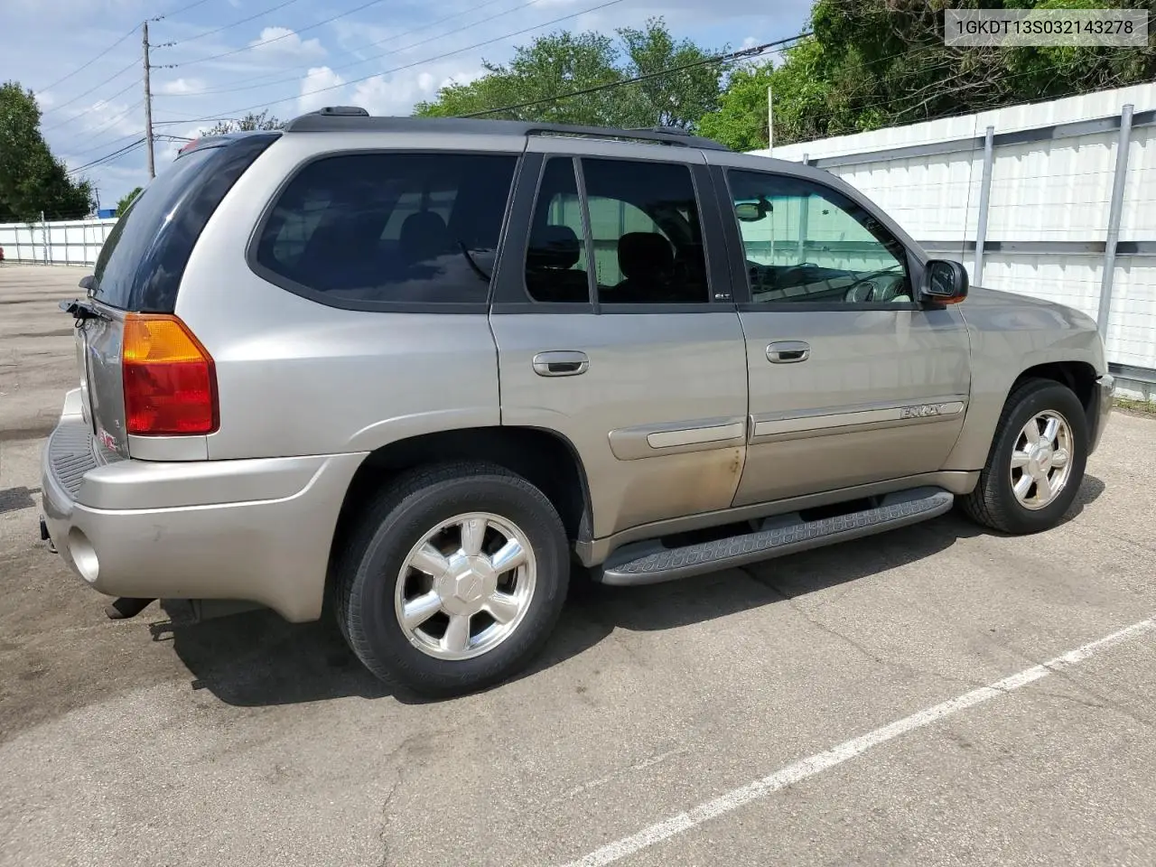 2003 GMC Envoy VIN: 1GKDT13S032143278 Lot: 61626745