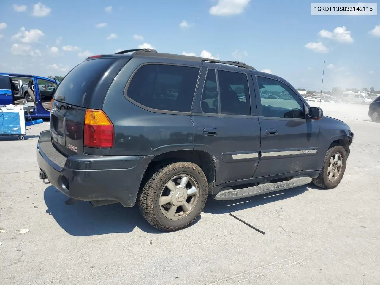 2003 GMC Envoy VIN: 1GKDT13S032142115 Lot: 62020865
